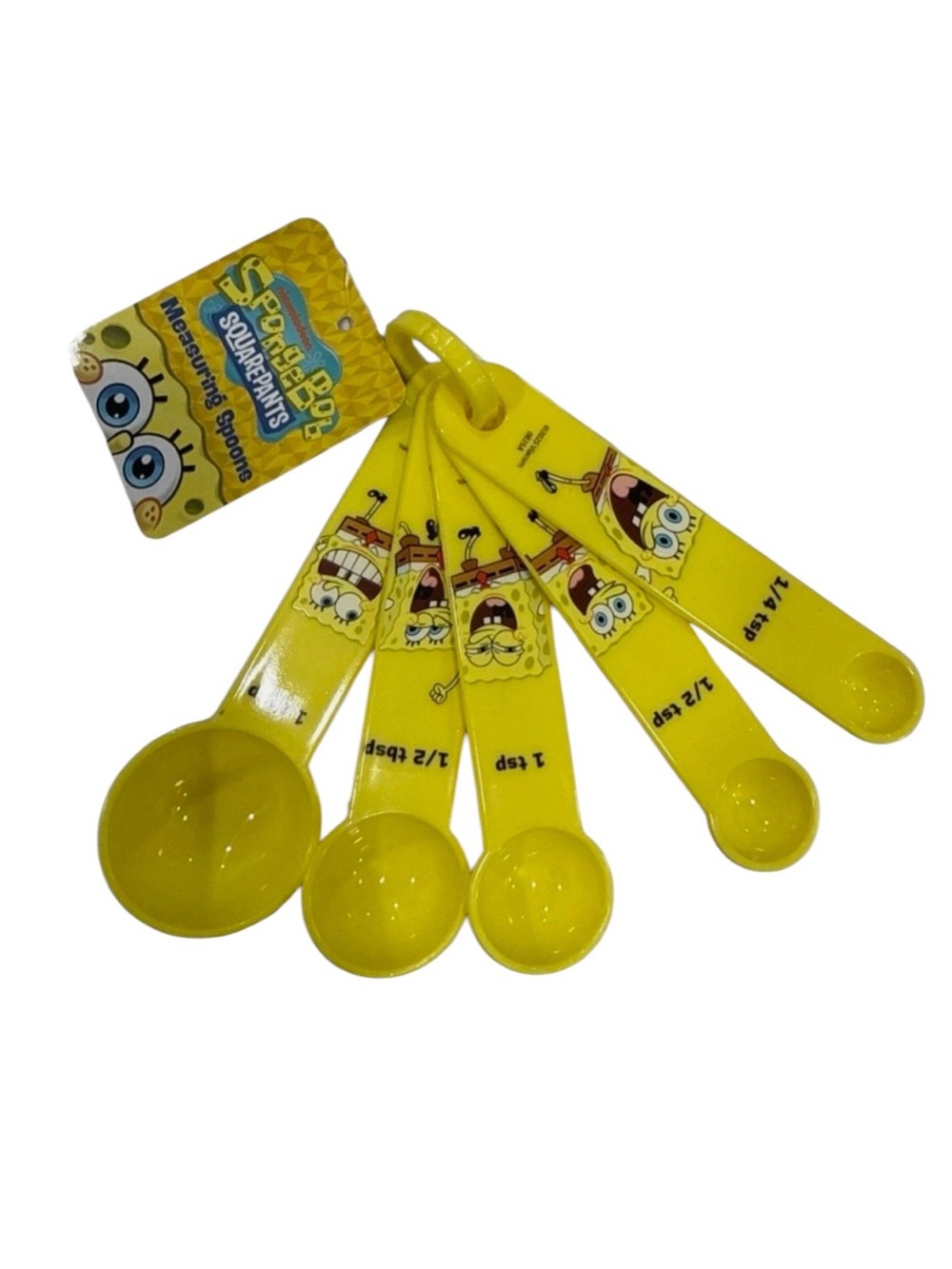 SpongeBob Square Pants Tea Spoon Measuring Cup Set Nickelodeon